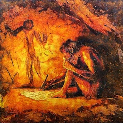 Cave Man NFT artwork by Semper Sursum